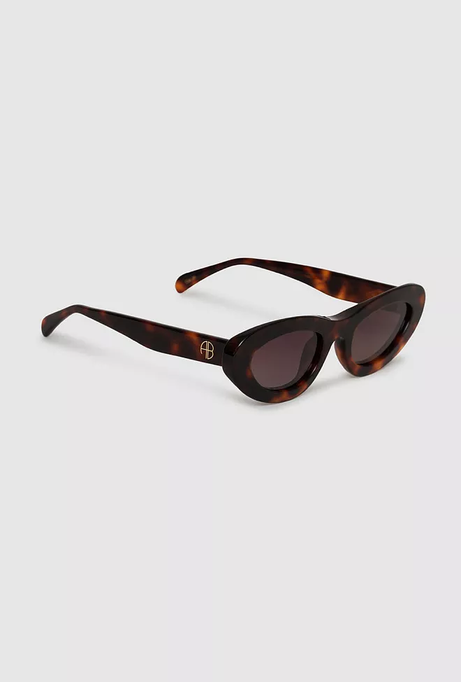 Anine Bing Roma Sunglasses Tortoise solbriller 4