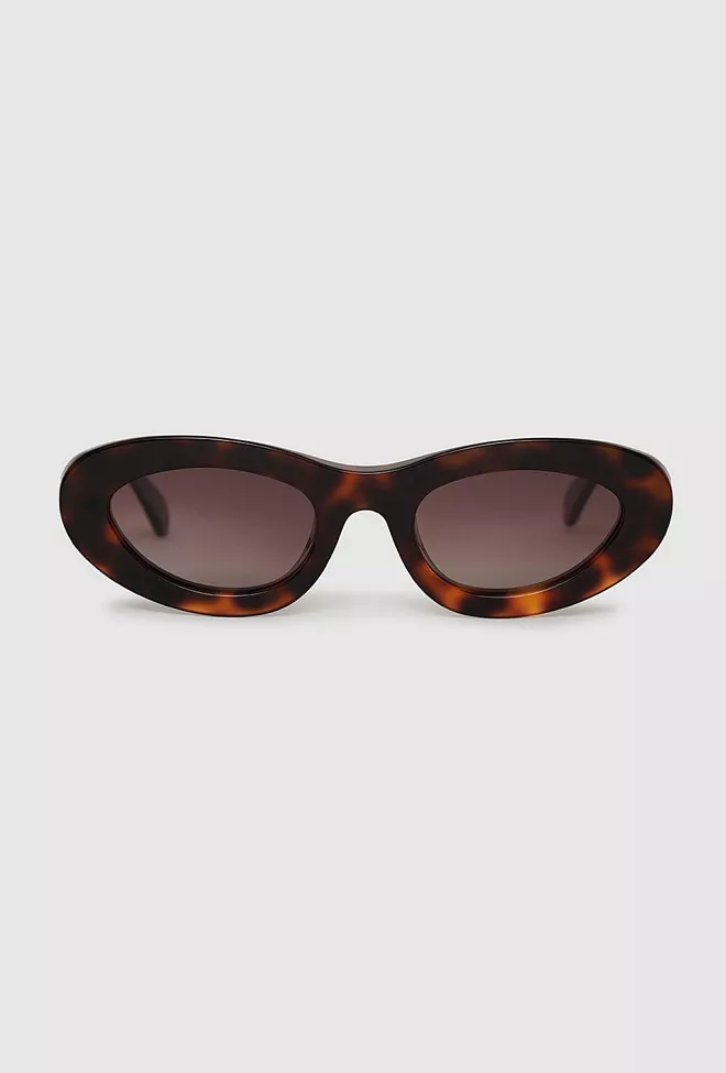 Anine Bing Roma Sunglasses Tortoise solbriller 5
