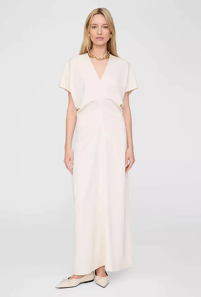 Anine Bing Zadig Ivory maxikjole