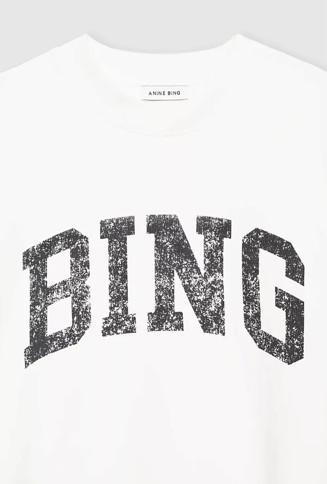 Anine Bing Jay Sweatshirt Bing Off White genser 4