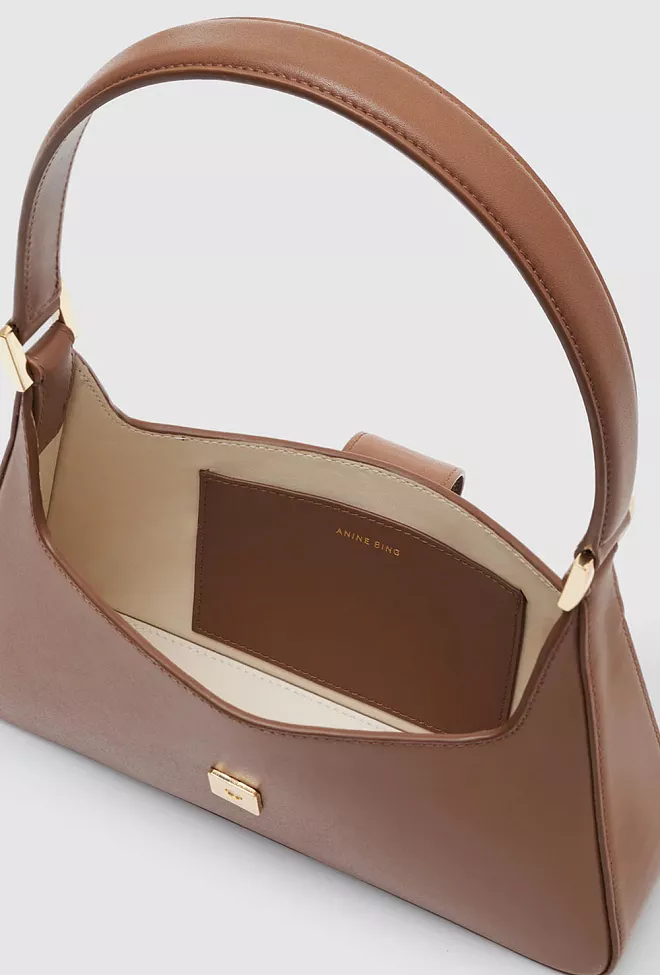 Anine Bing Lou Shoulder Bag Cognac skulderveske 4