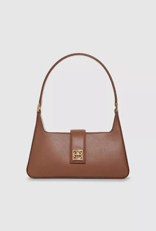 Anine Bing Lou Shoulder Bag Cognac skulderveske 