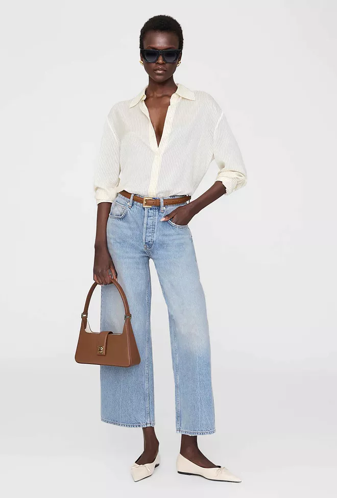 Anine Bing Lou Shoulder Bag Cognac skulderveske 2