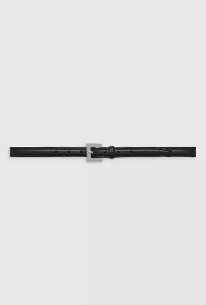 Anine Bing Nicola Belt Black With Silver belte 2