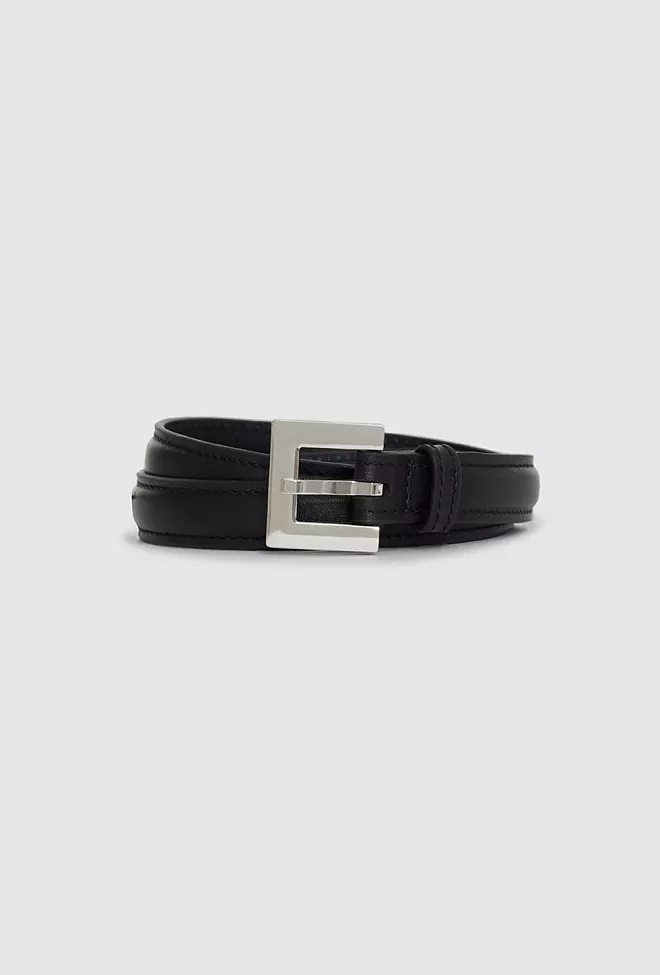 Anine Bing Nicola Belt Black With Silver belte 4