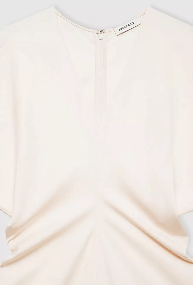 Anine Bing Zadig Ivory maxikjole 4
