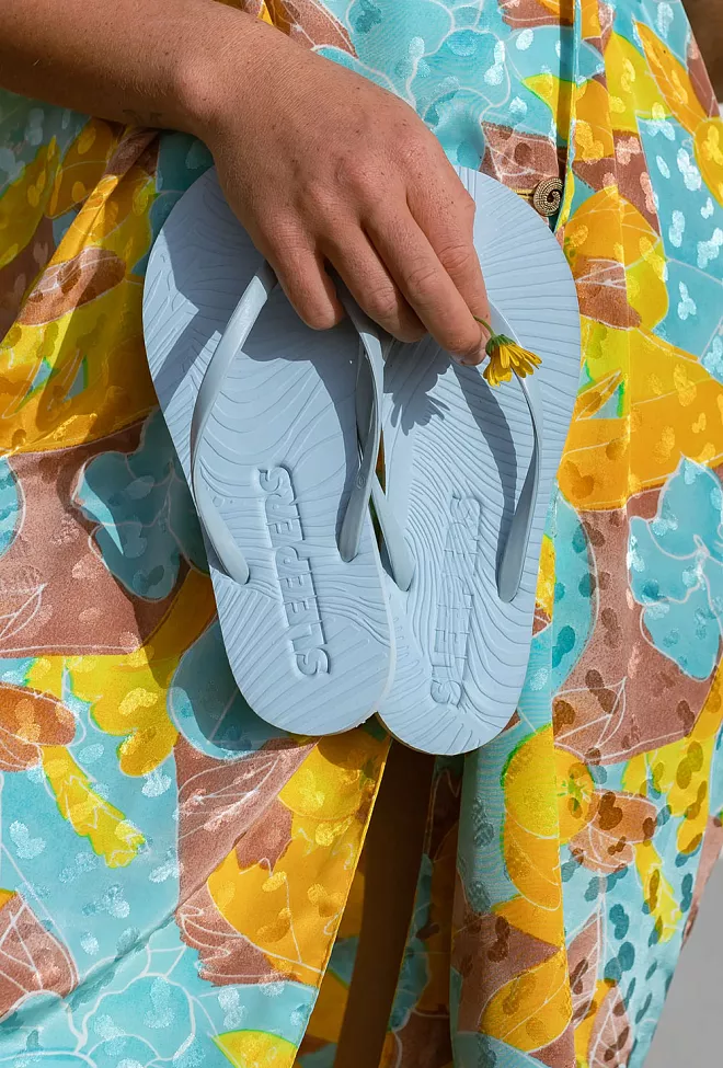 Sleepers Slim Flip Flops Angel Blue sandaler 2