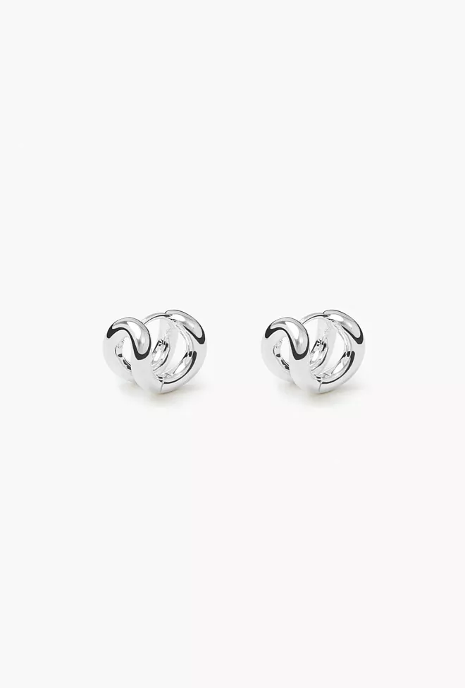 Lie Studio The Asta Earrings Silver øredobber 2
