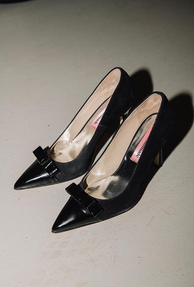 Custommade Awa Suede Pumps Anthracite Black pumps 1