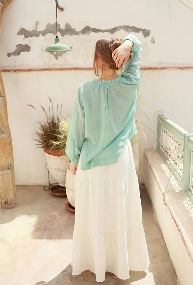 Nectar Selma Skirt Coconut maxiskjørt 5