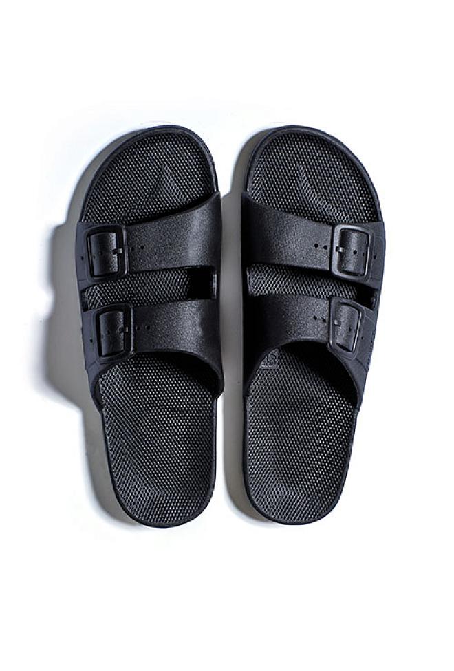 Freedom Moses Basic Slides Black slippers sandaler 3