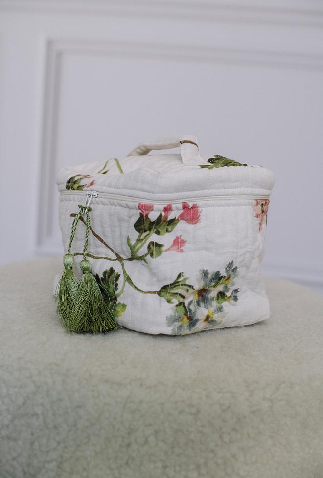 Beauty Bag Linen Botanical 1