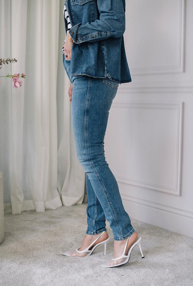 Anine Bing Beck Jean Enamel Blue jeans 2