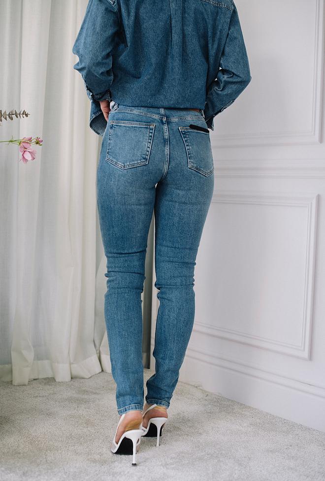 Anine Bing Beck Jean Enamel Blue jeans 4