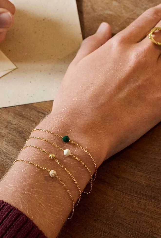 Enamel Copenhagen Ballon Bracelet Gold armbånd 2
