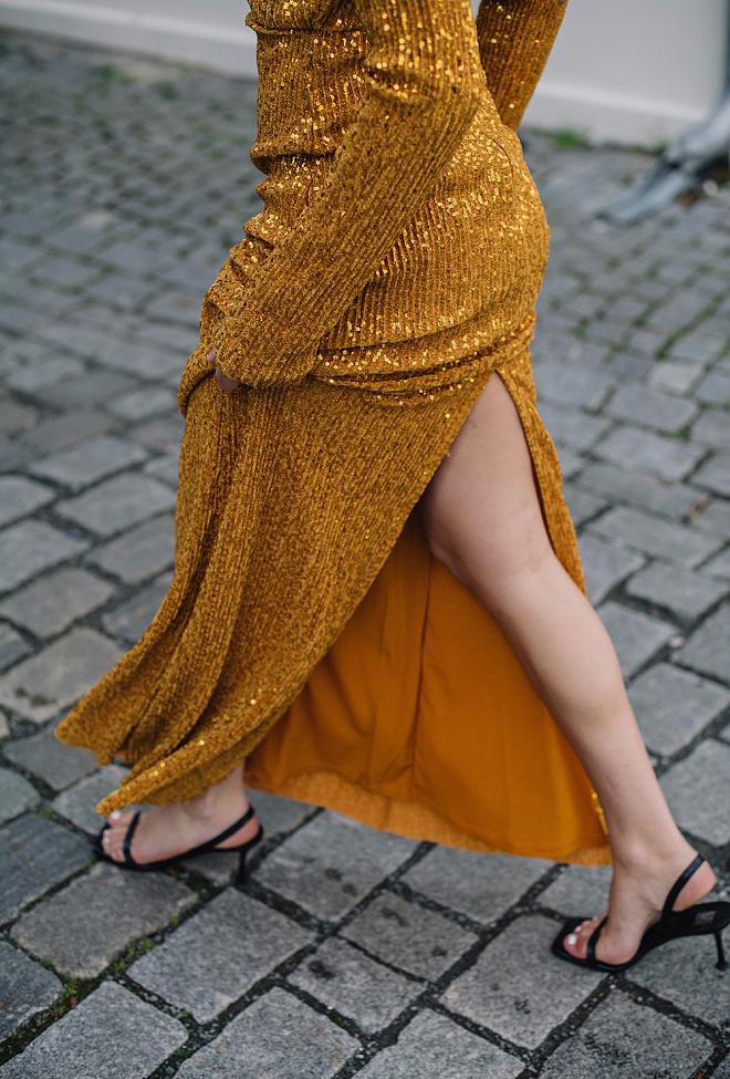 Stine Goya Carson Dress Gold 2
