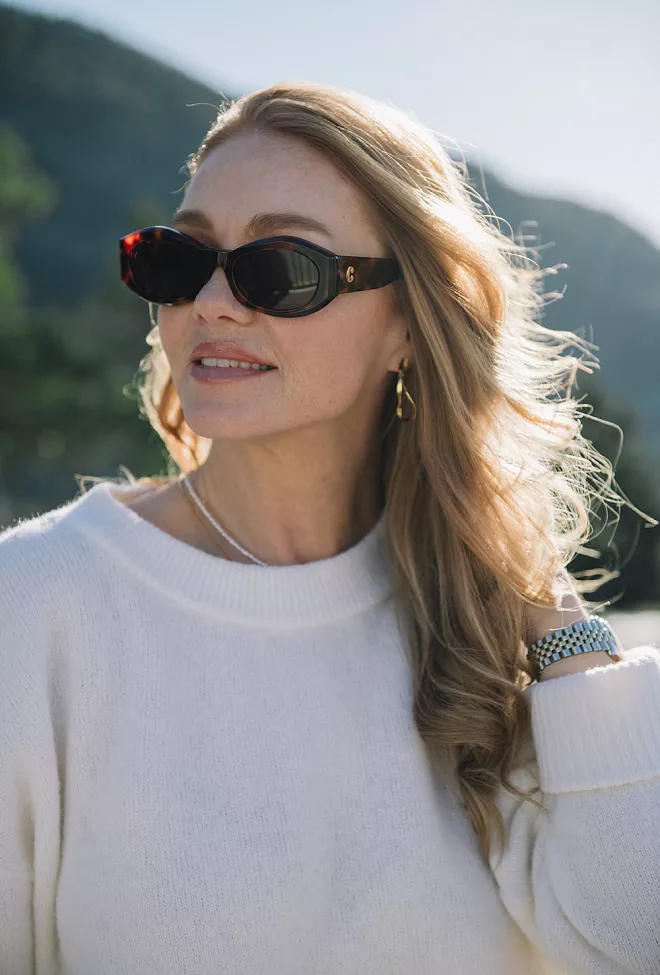Corlin Celeste Brown/Brown solbrille 5