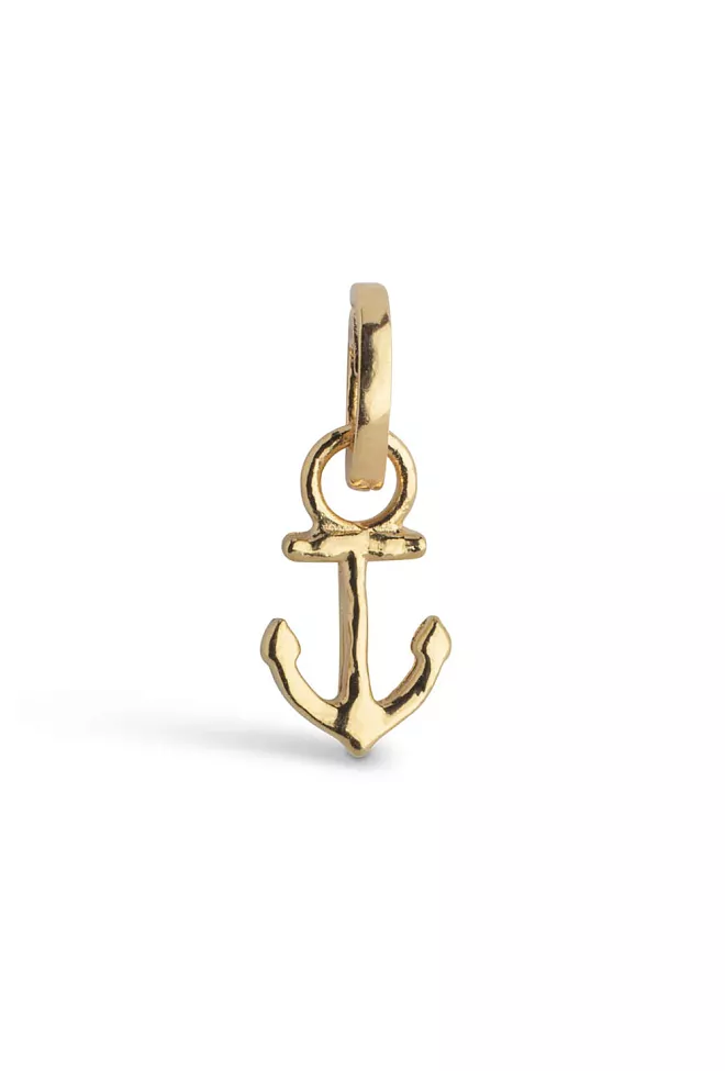 Enamel Copenhagen Steady Anchor Charm Gold anheng 2