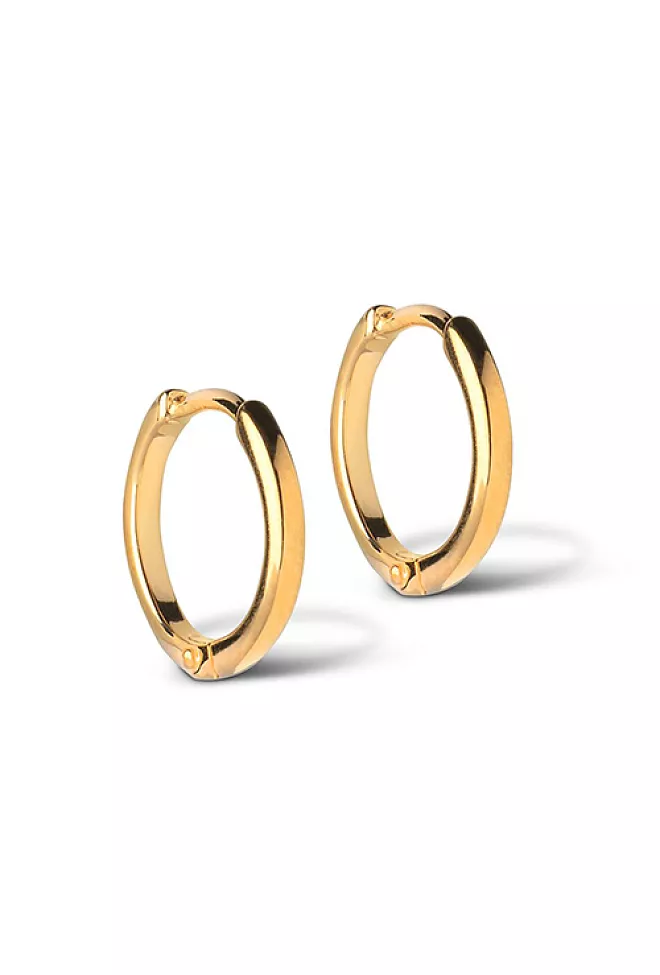 Enamel Copenhagen Classic Hoops Gold øreringer