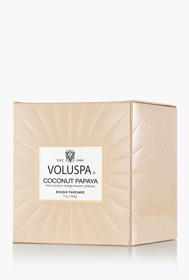 Voluspa Boxed Candle 60t Coconut Papaya duftlys 3