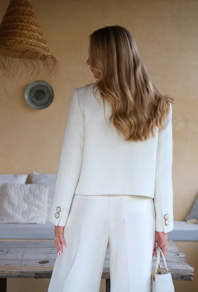 HiiL Studio Daisy Jacket Creme blazer 5