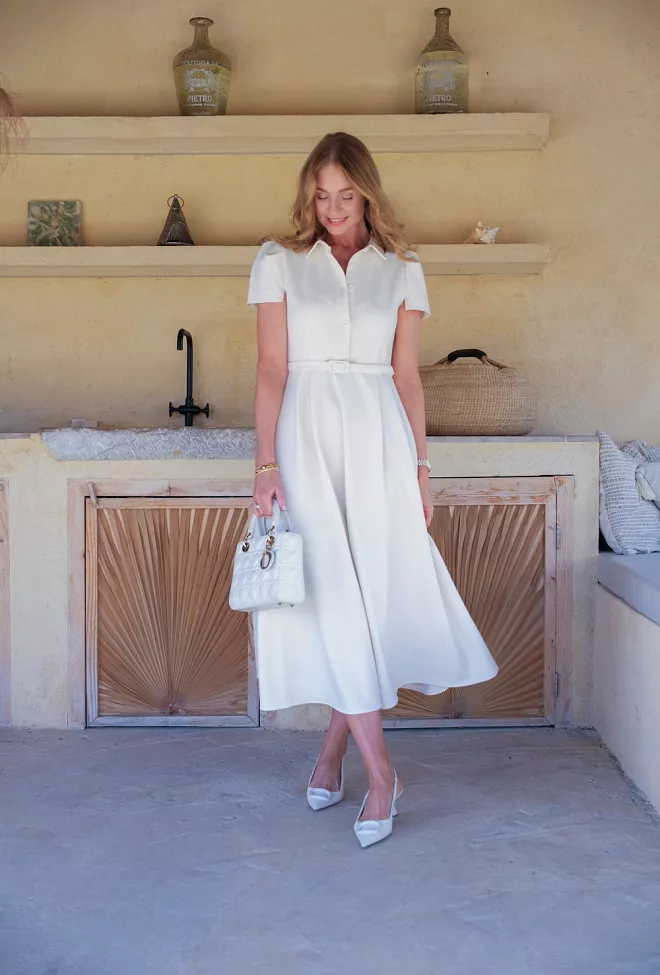 HiiL Studio Julie Dress Creme kjole 4