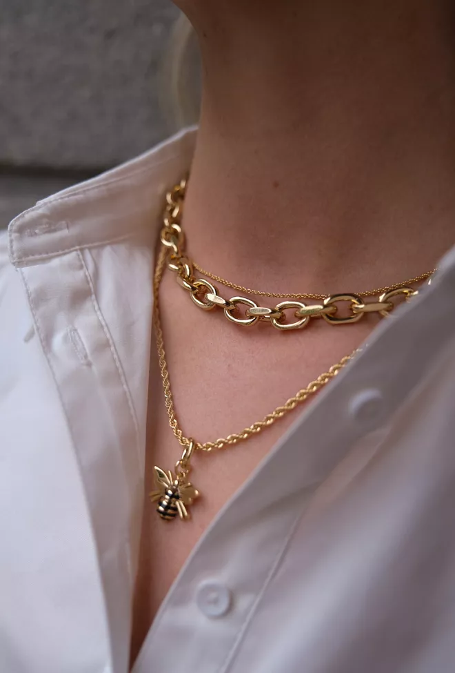 bytimo The Chunky Chain Gold gullenke 5