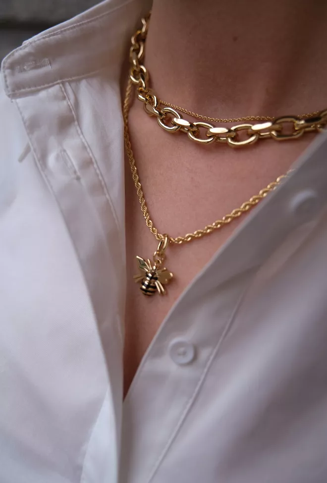 bytimo The Chunky Chain Gold gullenke 4