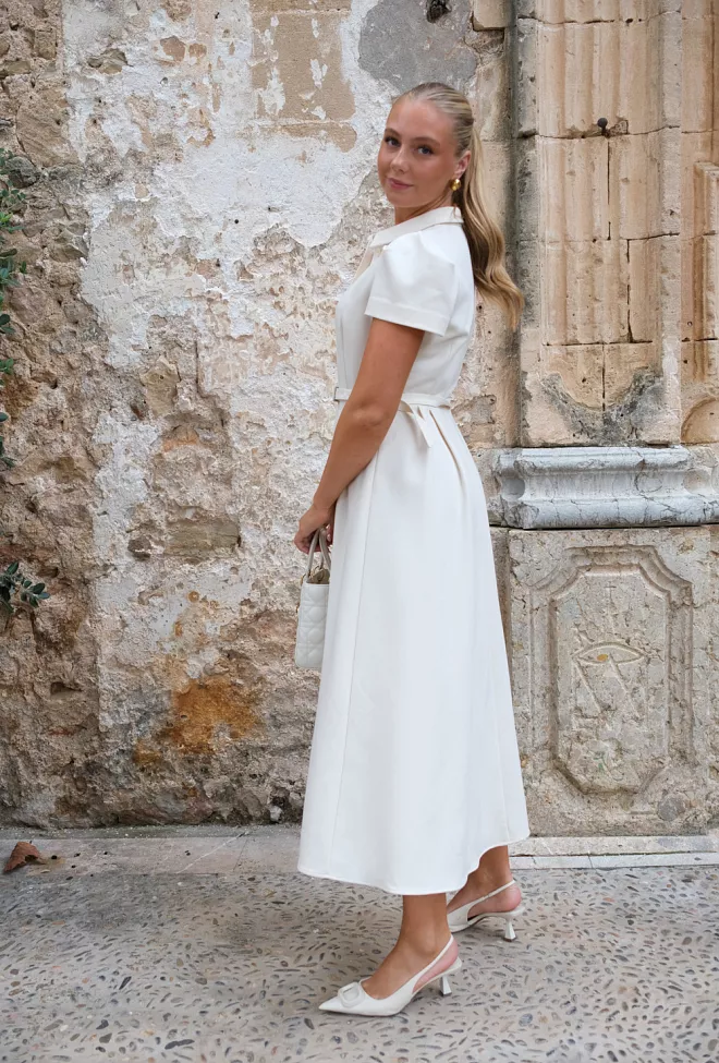 HiiL Studio Julie Dress Creme kjole 3