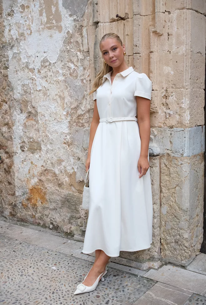 HiiL Studio Julie Dress Creme kjole 2