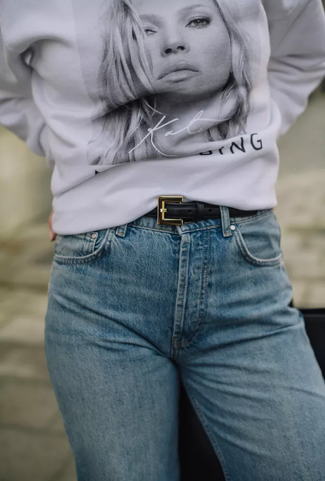 Anine Bing Nicola Belt Black belte