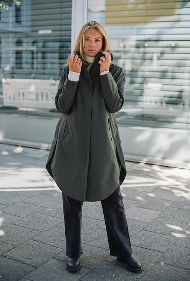 Scandinavian Edition Flair Dark Olive allværsjakke 5