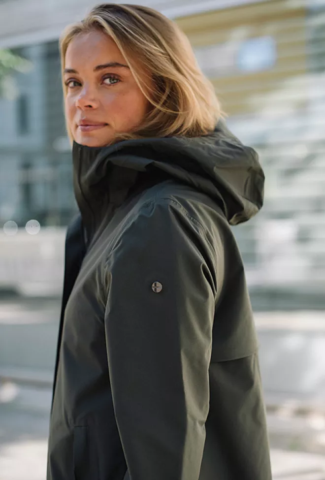 Scandinavian Edition Flair Dark Olive allværsjakke 7