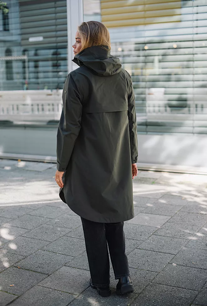 Scandinavian Edition Flair Dark Olive allværsjakke 9