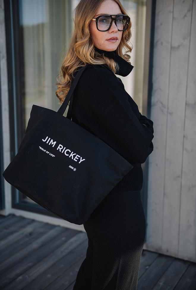 Jim Rickey Double Tote Bag Black veske