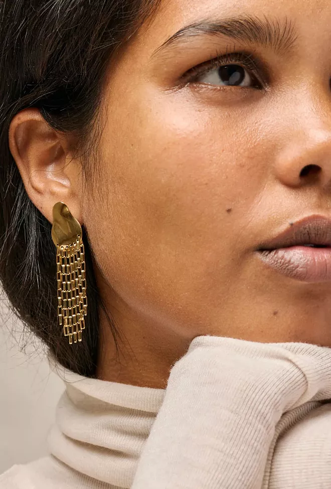 Enamel Copenhagen Solange Earrings Gold øredobber