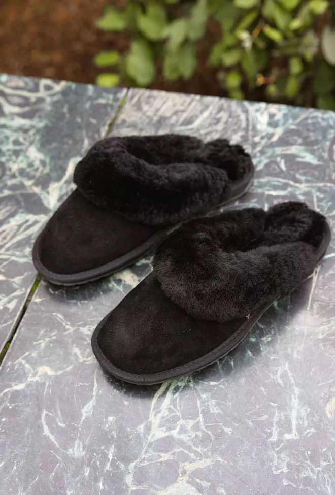 emu Jolie Slippers Black tøfler 3