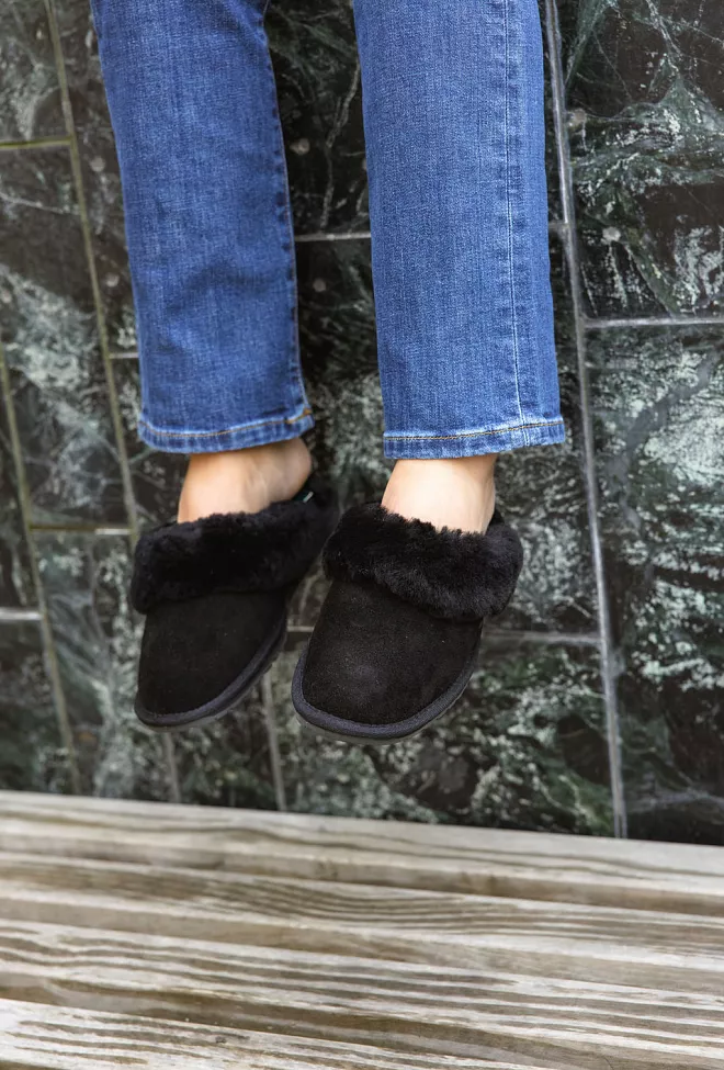 emu Jolie Slippers Black tøfler 2