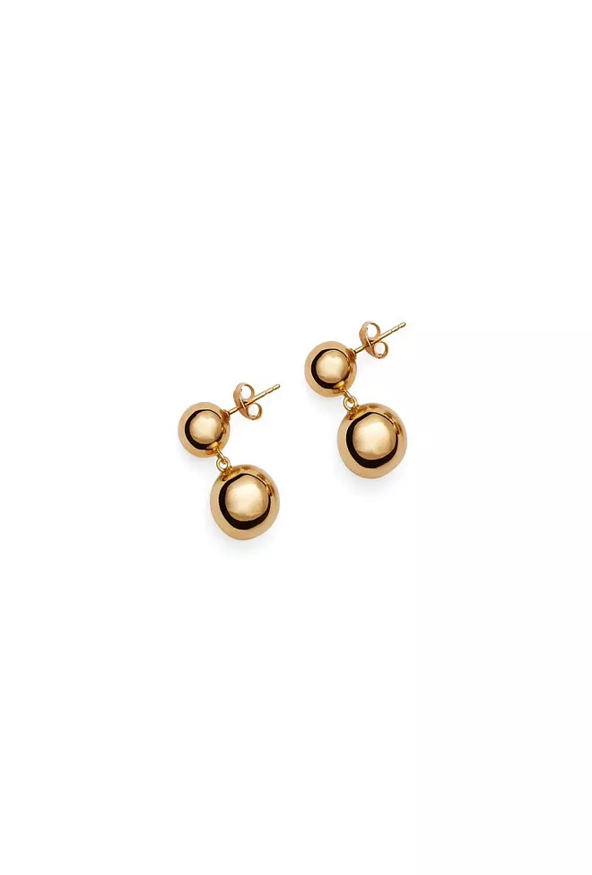 Lie Studio The Caroline Earrings Gold øredobber 2