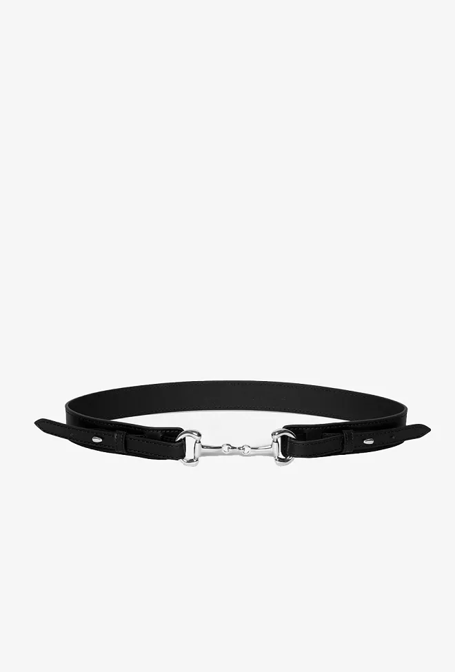 Andiata Gadia Leather Belt Silver Details belte 3