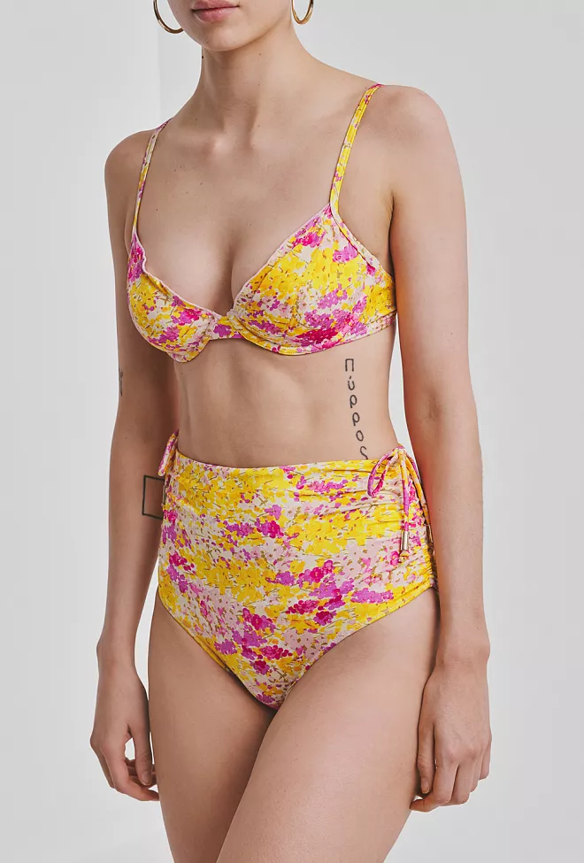 byTIMo Bikini Top Poppy Field bikinitopp