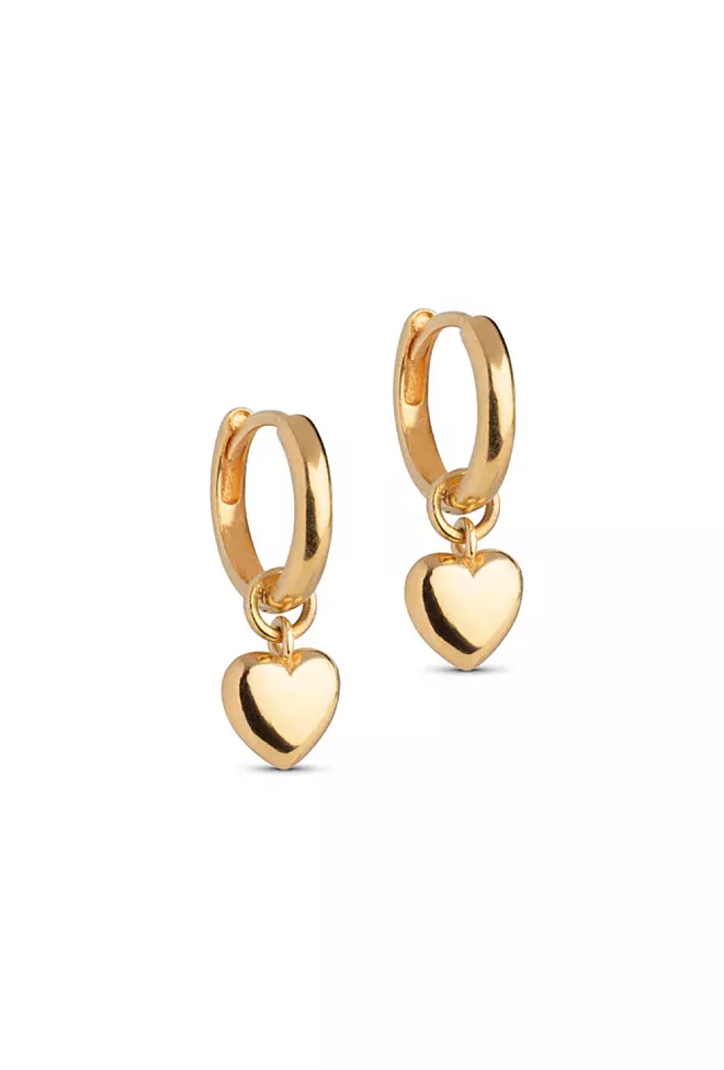 Enamel Copenhagen Amore Hoops Gold øredobber 2