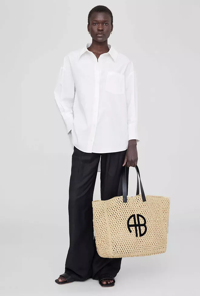 Anine Bing Large Rio Tote Natural veske 2