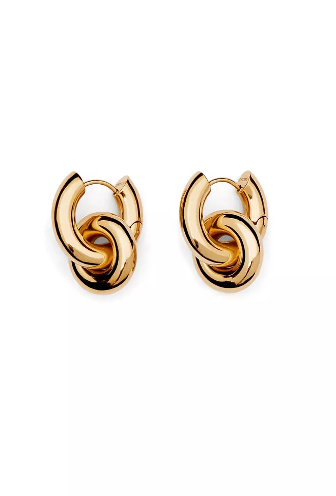 Lie Studio The Esther Earrings Gold øredobber 5