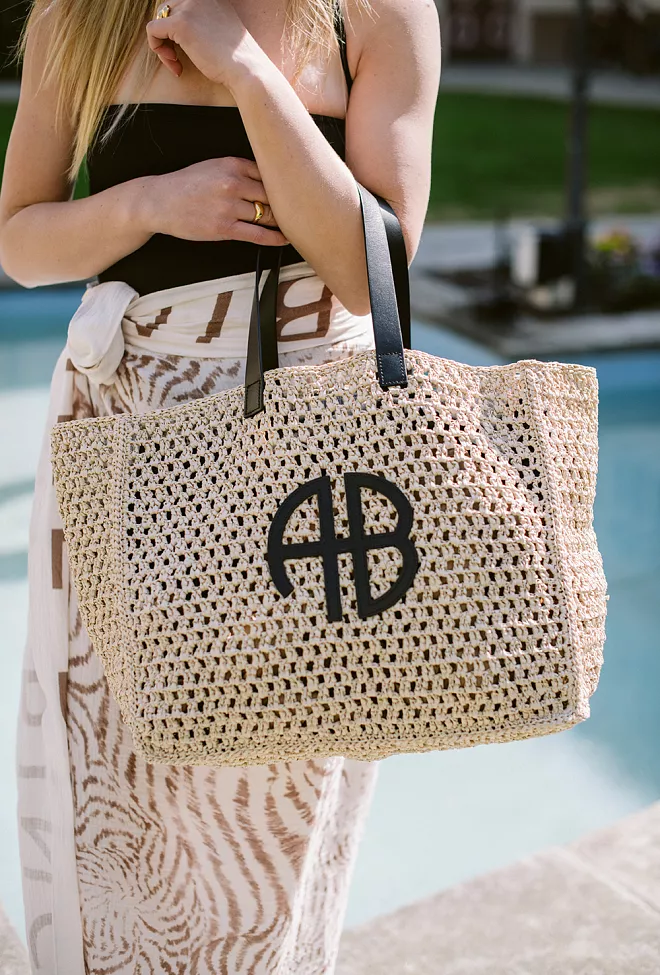 Anine Bing Large Rio Tote Natural veske 1