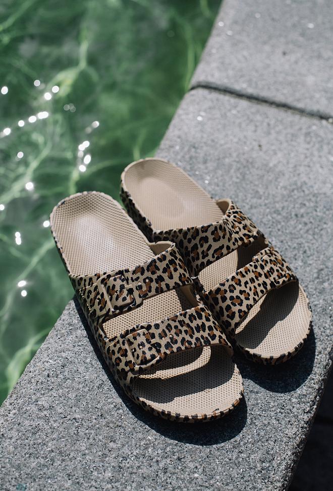 Freedom Moses Leopard Slides slippers sandals 2
