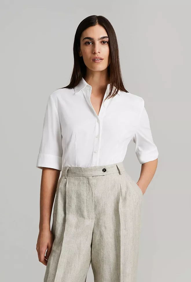 Andiata Leyla Shirt Brilliant White skjorte