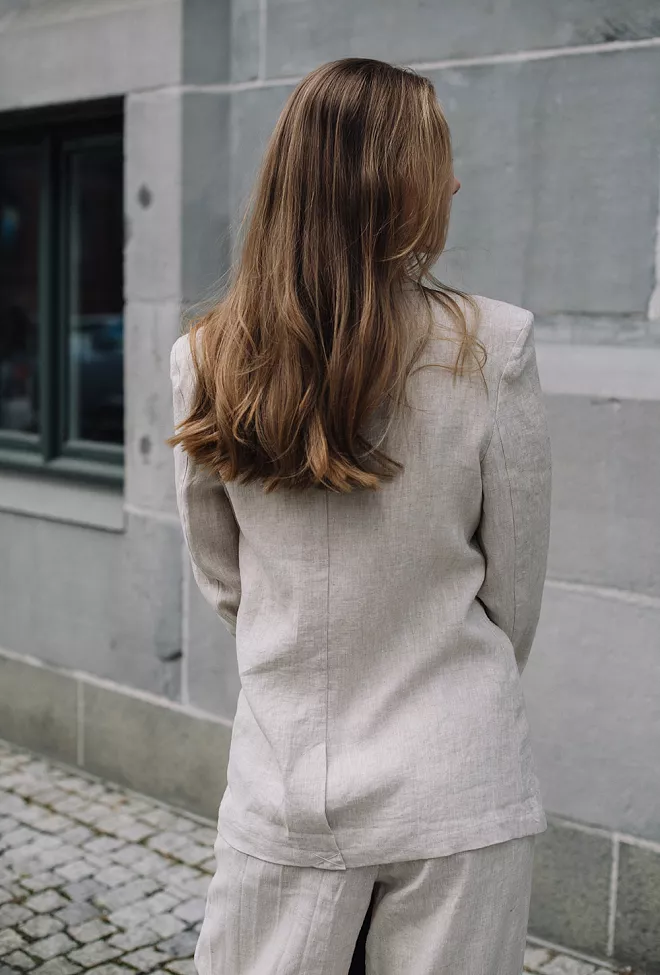 HiiL Studio Longo Linen Blazer Nature 6