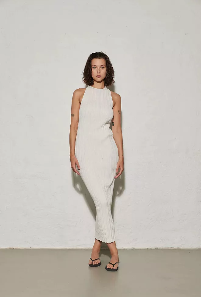 Envelope1976 Malibu Dress Cream maxikjole