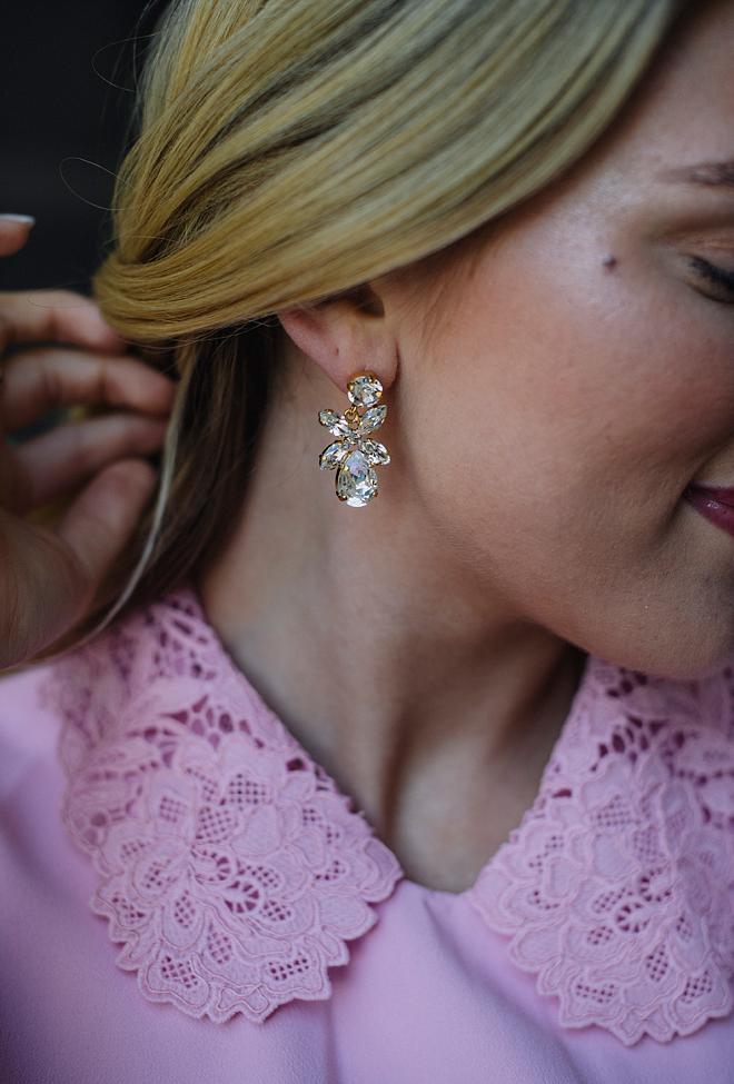 Caroline Svedbom mini dione earring crystal øredobber